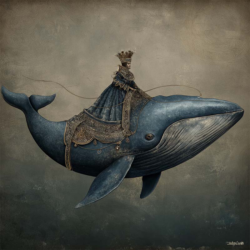 AI generated image creature made stone