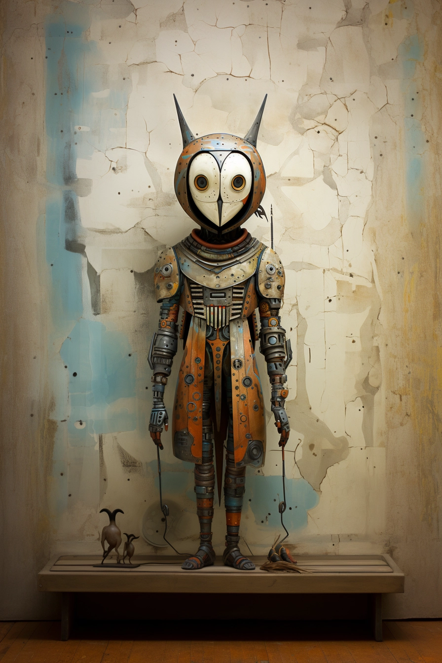 creative image of a young alien being